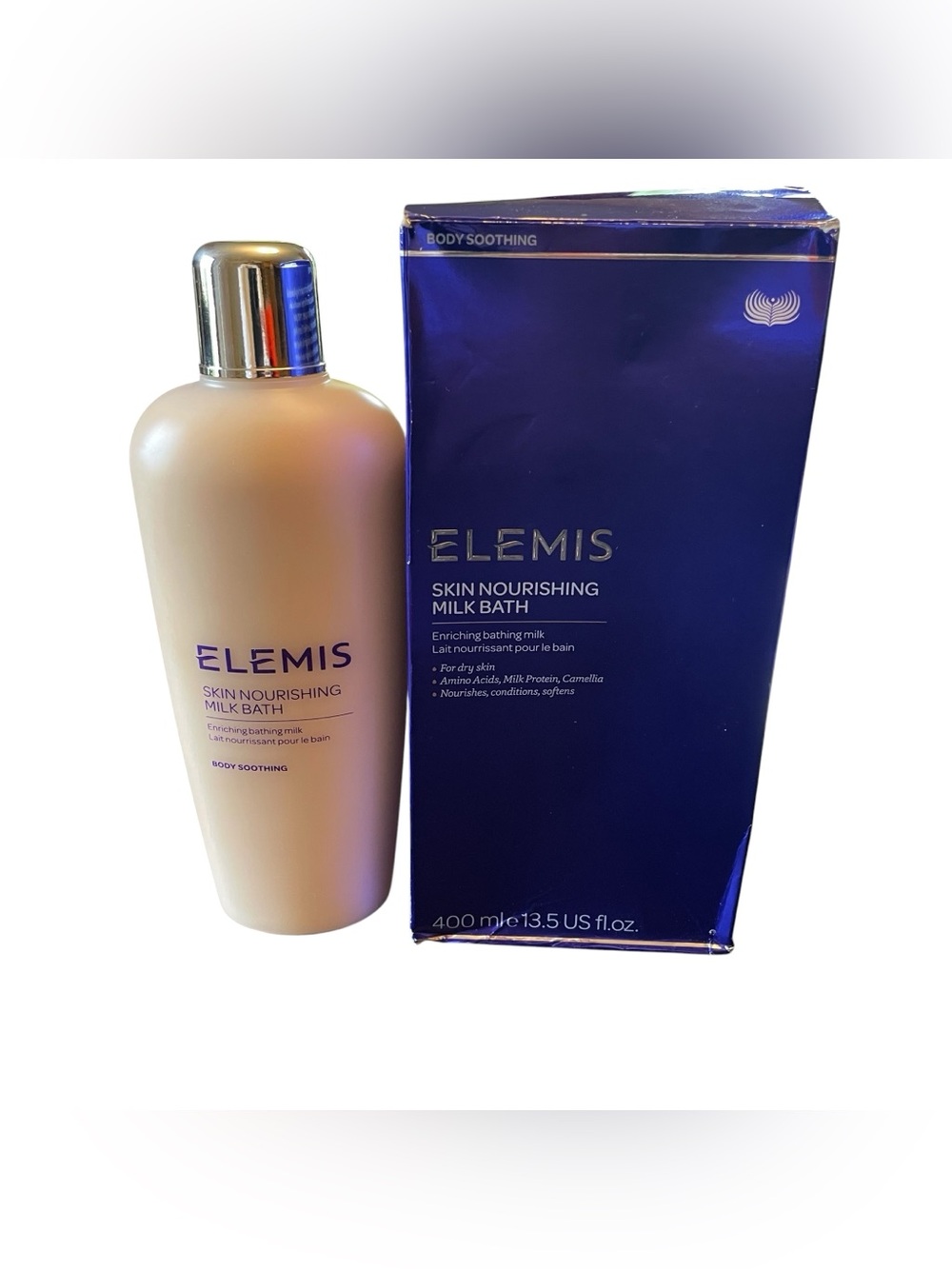 Elemis Skin Nourishing Milk Bath Hydrating Bath Milk 400ml 13.5 fl oz Spa Soft
